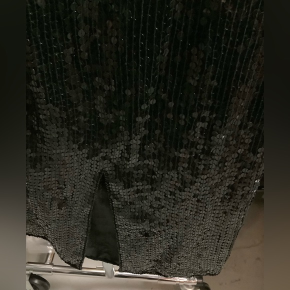 new vintage 100% silk sequins skirt set - Picture 15 of 16